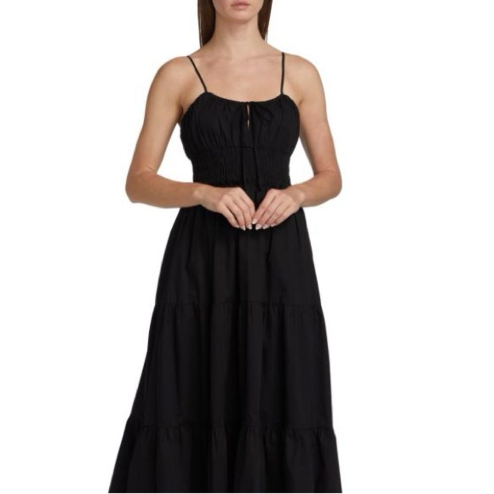 Monteau Los Angeles Black Midi Sundress Size S